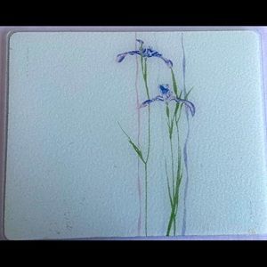 Glass Cutting Board Corelle Shadow Iris
